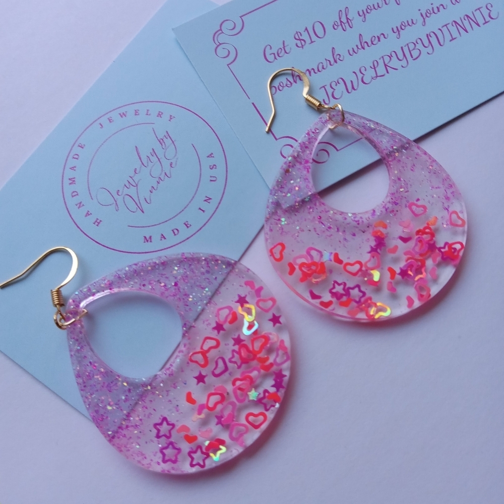 Hand Crafted Barbie's Dreams Collection Earrings - Picture 5 of 6